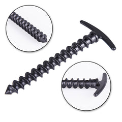 10pcs Camping Pegs Screw Stakes for Hiking Tent