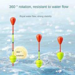 10pcs Rotating Floating Beads Bright Fishing Floats