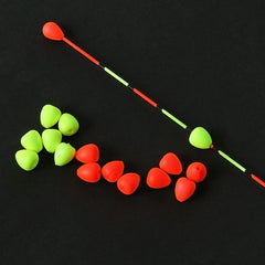 10pcs Rotating Floating Beads Bright Fishing Floats
