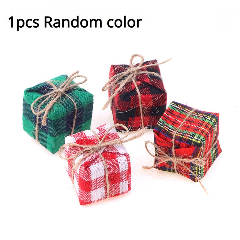 Dollhouse Christmas Linen Pretend Play Toy Holiday Party Decor