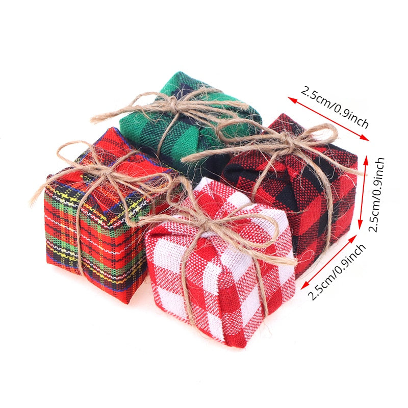 Dollhouse Christmas Linen Pretend Play Toy Holiday Party Decor