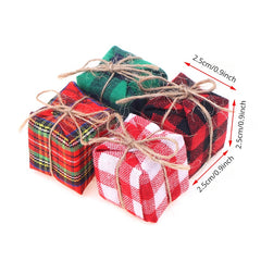 Dollhouse Christmas Linen Pretend Play Toy Holiday Party Decor