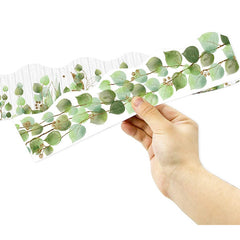 Printed Leaves Border Stickers Chalkboard Bulletin Border For Classroom