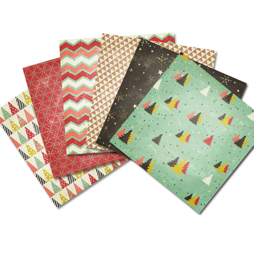 24 Sheets DIY Photo Album Scrapbook Paper Journal Material Paper