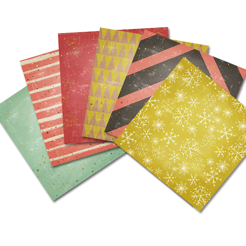 24 Sheets DIY Photo Album Scrapbook Paper Journal Material Paper