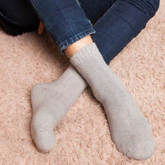5 Pairs Wool Socks for Men & Women, Warm & Thick Winter Casual Socks