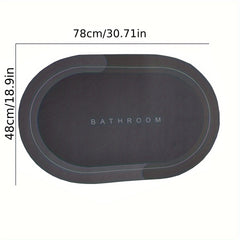 Quick Dry Bath Mat with Tiny Pores Bathroom Floor Mat