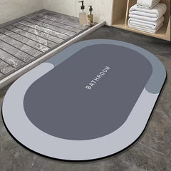 Quick Dry Bath Mat with Tiny Pores Bathroom Floor Mat