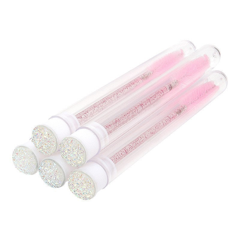 5PCS Mascara Wand Tube Clear Eyelash Extension Brushes
