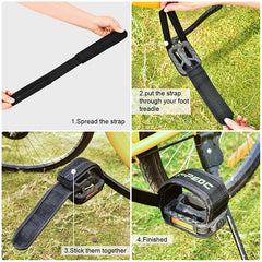 2PCS Cycling Pedal Booties Fixed Gear Bicycle Fixed Beam Foot Pedal Dog Mouth