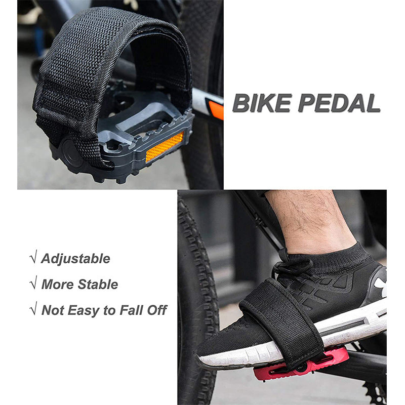 2PCS Cycling Pedal Booties Fixed Gear Bicycle Fixed Beam Foot Pedal Dog Mouth