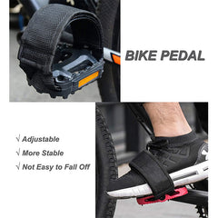 2PCS Cycling Pedal Booties Fixed Gear Bicycle Fixed Beam Foot Pedal Dog Mouth