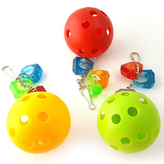 Plastic Ball Parrot Toy for Peony Phoenix, Birdcage Accessories
