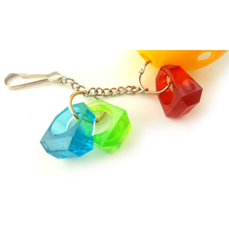 Plastic Ball Parrot Toy for Peony Phoenix, Birdcage Accessories