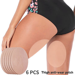 6pcs Thigh Anti-friction Patch High Elasticity Leg Protection