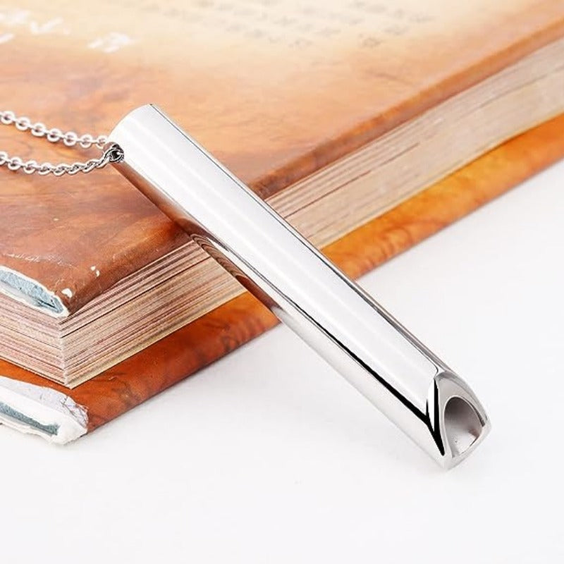 Stress Anxiety Relief Mindful Breathing Necklace