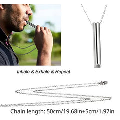 Stress Anxiety Relief Mindful Breathing Necklace