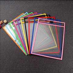 3 Oversized Reusable Dry Erase Pocket Cases for Teachers & Students