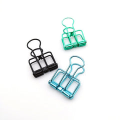 Metal Hollow Long Tail Clips Creative Stationery Office File Test Paper Clip