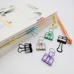Metal Hollow Long Tail Clips Creative Stationery Office File Test Paper Clip