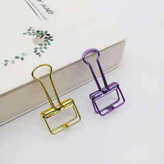Metal Hollow Long Tail Clips Creative Stationery Office File Test Paper Clip