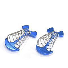 10pcs Camping Tent Ground Pegs Plank Trestle Wind Rope Fishbone Spring Hooks
