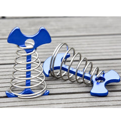 10pcs Camping Tent Ground Pegs Plank Trestle Wind Rope Fishbone Spring Hooks