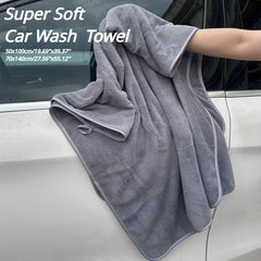 Soft Car Wash Towel Car Cleaning Drying Cloth Extra Large Size