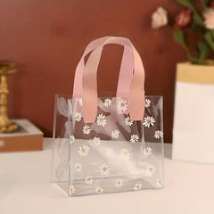 Small Daisy Gift Bag Transparent Creative Packaging Wedding Birthday Supplies