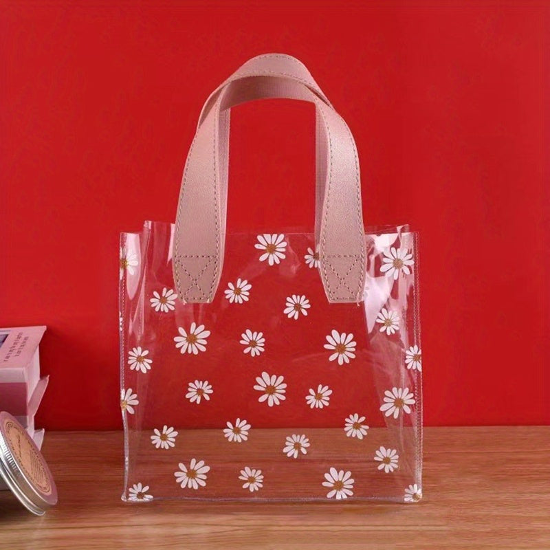 Small Daisy Gift Bag Transparent Creative Packaging Wedding Birthday Supplies
