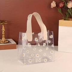 Small Daisy Gift Bag Transparent Creative Packaging Wedding Birthday Supplies