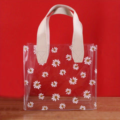 Small Daisy Gift Bag Transparent Creative Packaging Wedding Birthday Supplies