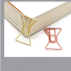20pcs Mix Colors Bow Tie Paper Clips For Office School Stationery