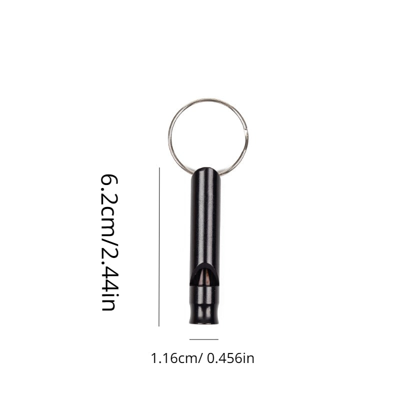 4pcs Aluminum Alloy Survival Whistle for Outdoor Adventures