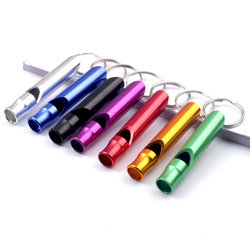 4pcs Aluminum Alloy Survival Whistle for Outdoor Adventures
