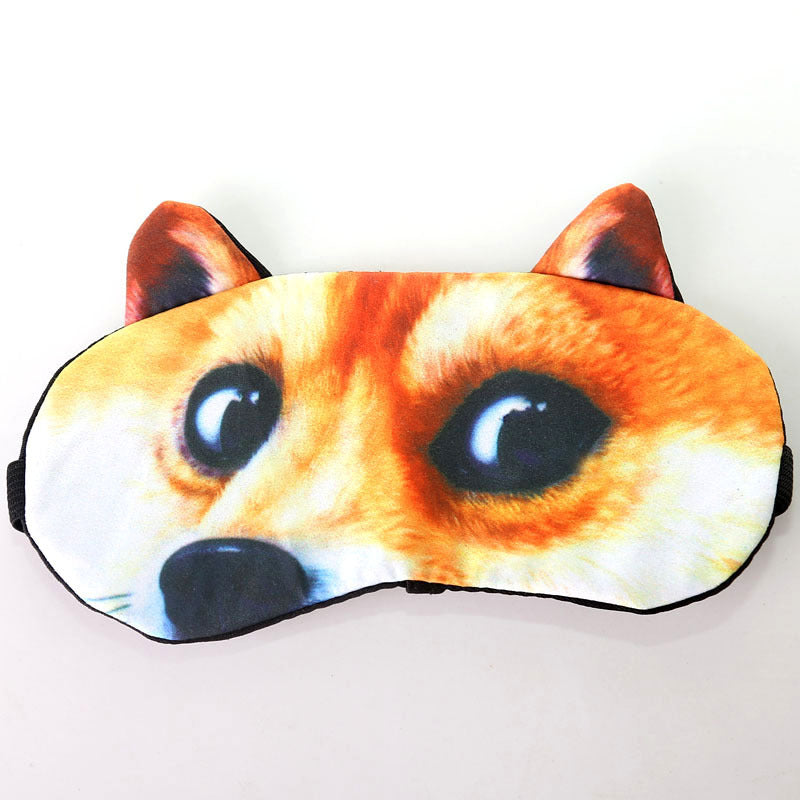 3D Cartoon Animal Sleep Mask, Animal Pattern Eye Cover