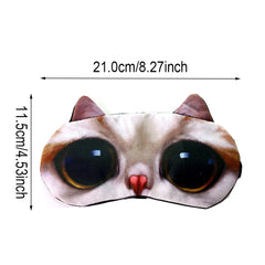 3D Cartoon Animal Sleep Mask, Animal Pattern Eye Cover