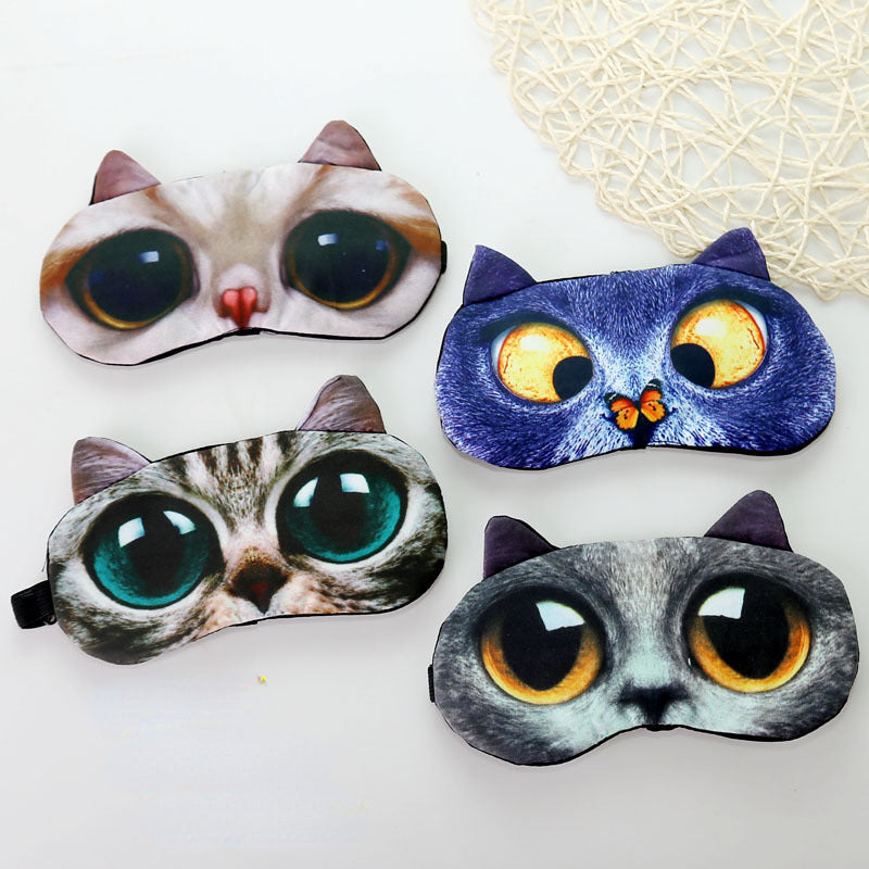 3D Cartoon Animal Sleep Mask, Animal Pattern Eye Cover