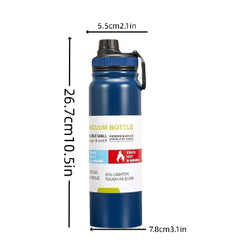 800ml Stainless Steel Space Kettle Large Capacity Leakproof Insulation Cup