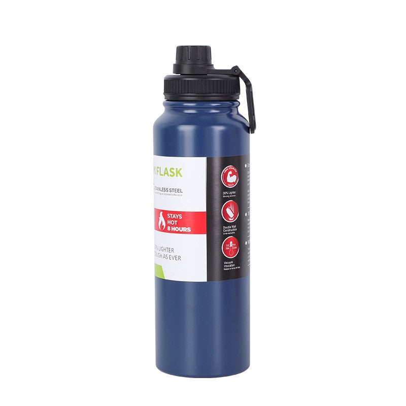 800ml Stainless Steel Space Kettle Large Capacity Leakproof Insulation Cup