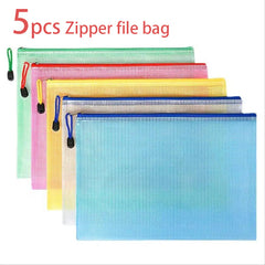 10PCS Zipper File Bags for Cross Stitch & Jigsaw Puzzle, Travel & School