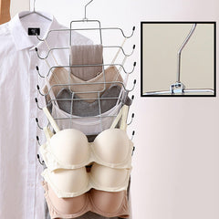 2pcs Foldable Underwear Hanger Space Saving Organizers