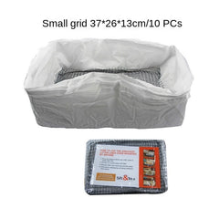 10pcs Cat Feces Filter Net Reusable Plastic Cat Sifting Litter Pan Liners