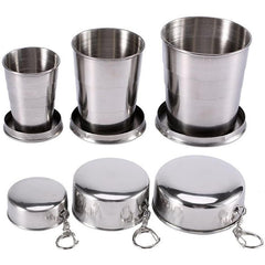 Portable Telescopic Folding Cup 304 Stainless Steel