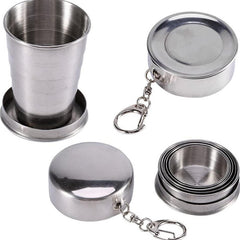 Portable Telescopic Folding Cup 304 Stainless Steel