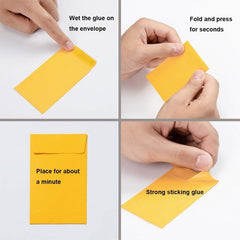 20pcs Multicolor Coin Envelopes Self Adhesive Mini Envelopes for Small Items