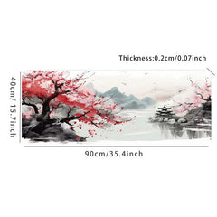 Cherry Blossoms Plum Blossoms Mouse Pad Desk Mat