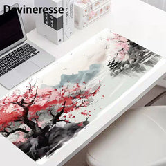 Cherry Blossoms Plum Blossoms Mouse Pad Desk Mat