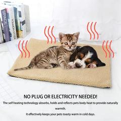 Self-heating Warm Blanket for Cat Dog, Winter Warm Blanket