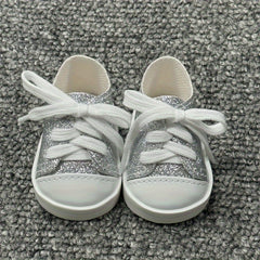Fluorescent PU Leather Doll Shoes Low Top Sneakers for American Doll